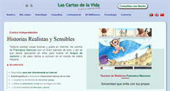 Desktop Screenshot of lascartasdelavida.com